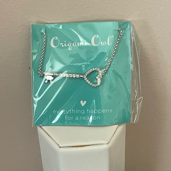 Origami Owl “Key to My Heart CZ Key BOLO Bracelet, NWT - Picture 3 of 7
